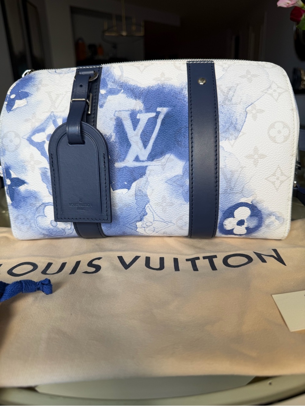Louis Vuitton Watercolor City Keepal, limited edition